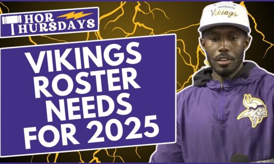 Early Minnesota Vikings roster construction for 2025