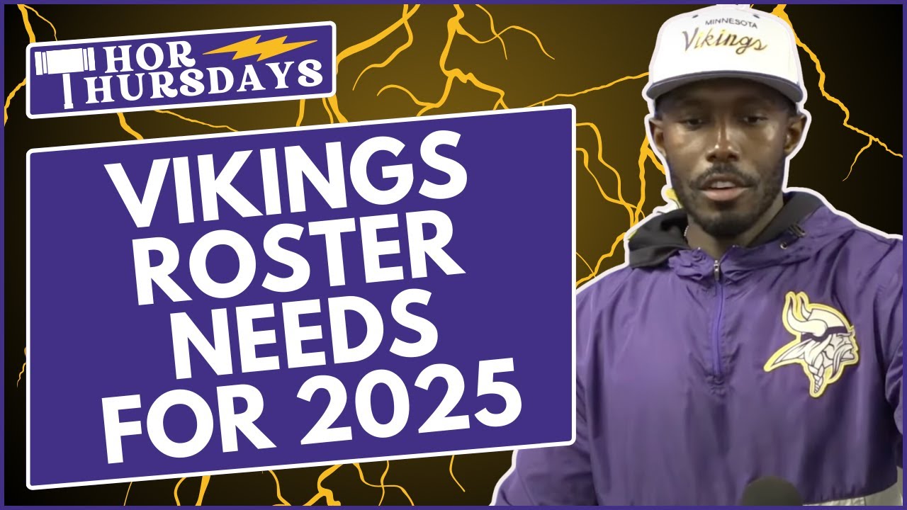 Early Minnesota Vikings roster construction for 2025