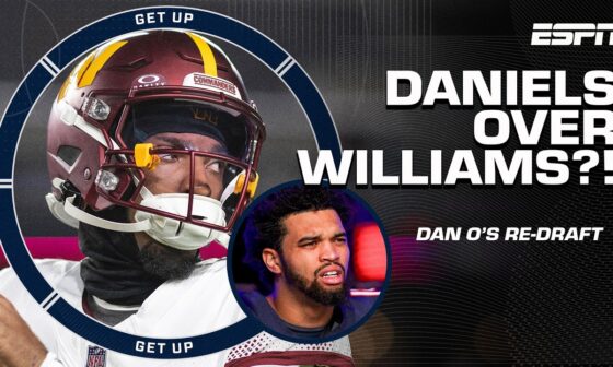 Dan Orlovsky RE-DRAFTS the 2024 NFL Draft QB class 👀 Jayden Daniels OVER Caleb Williams? | Get Up