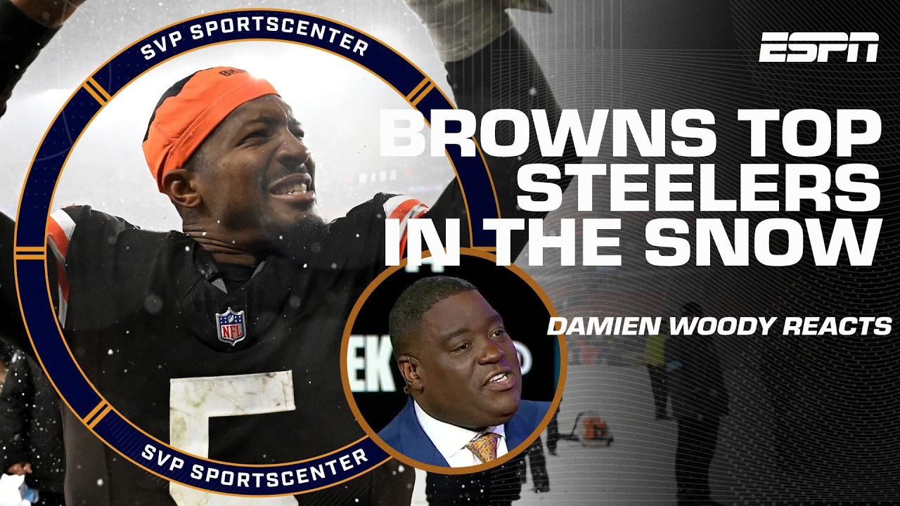 Steelers vs. Browns Reaction ❄️ Jameis Winston ‘was out there balling tonight’ – Woody | SC with SVP