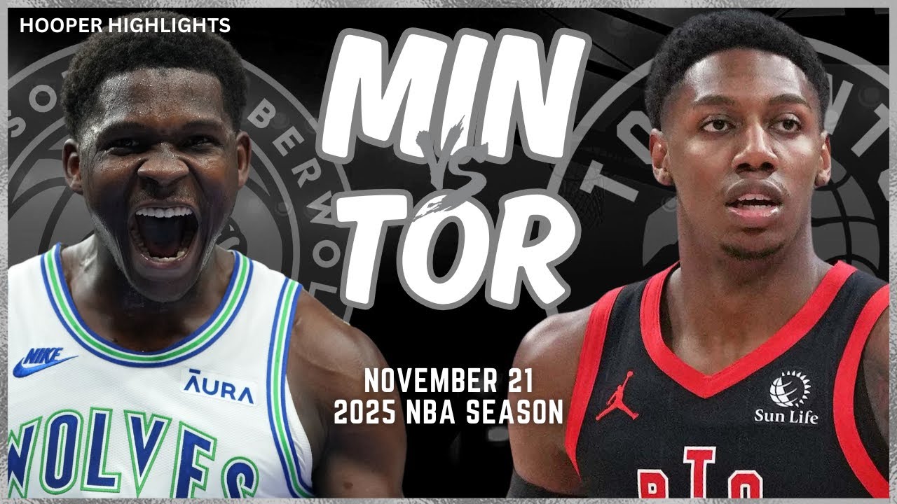 Minnesota Timberwolves vs Toronto Raptors Full Game Highlights | Nov 21 | 2025 NBA Season