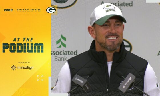 Matt LaFleur on Sunday’s contest: ‘I know both sides are gonna be fired up for this game’