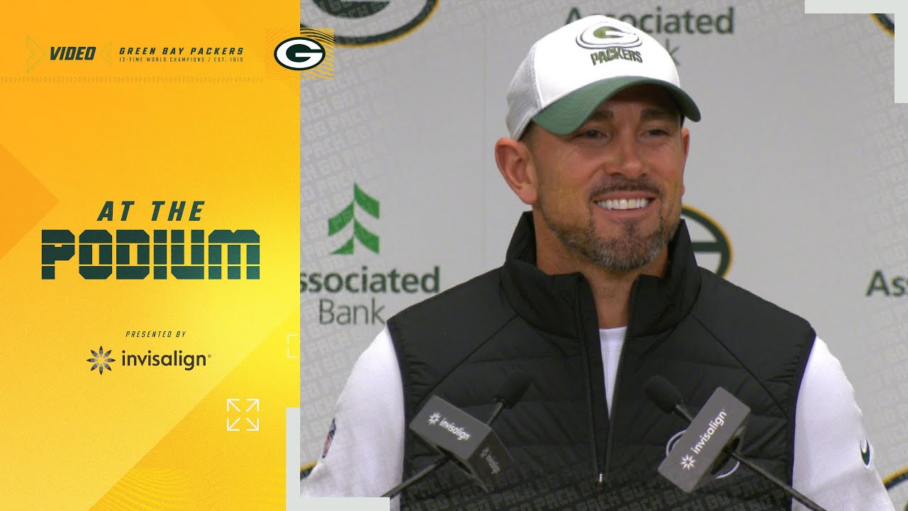 Matt LaFleur on Sunday’s contest: ‘I know both sides are gonna be fired up for this game’