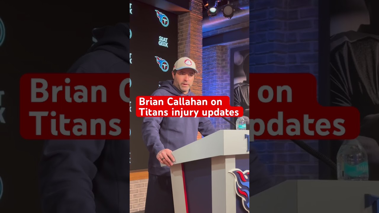 Callahan gives #Titans injury updates going into game vs #Texans. #briancallahan #atozsports #nfl