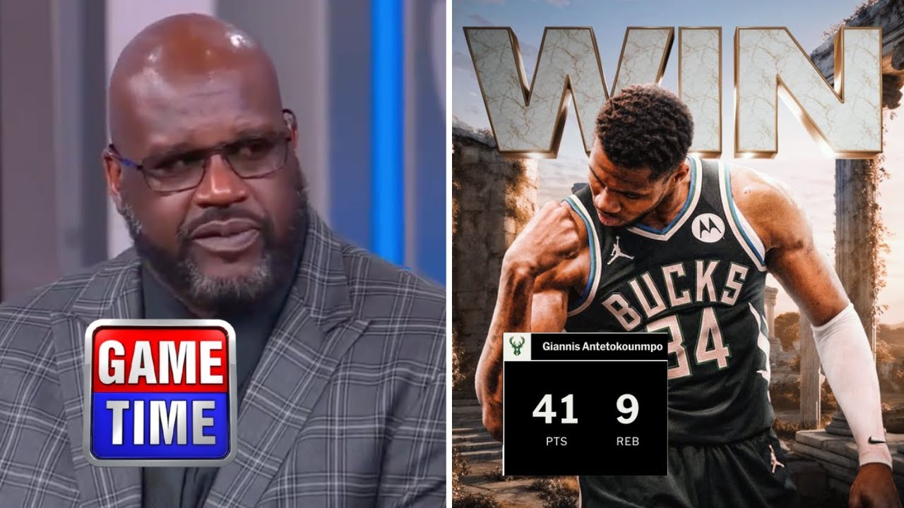 NBA GameTime | Giannis Antetokounmpo's 40-piece lifts the Bucks to the win over LaVine, Bulls - Shaq