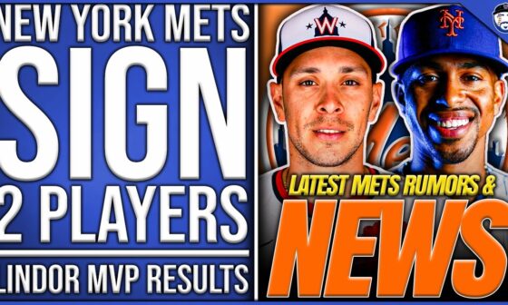 REPORT: Mets SIGN Joey Meneses & Relievers, Lindor Finishes 2nd In NL MVP (New York Mets News)