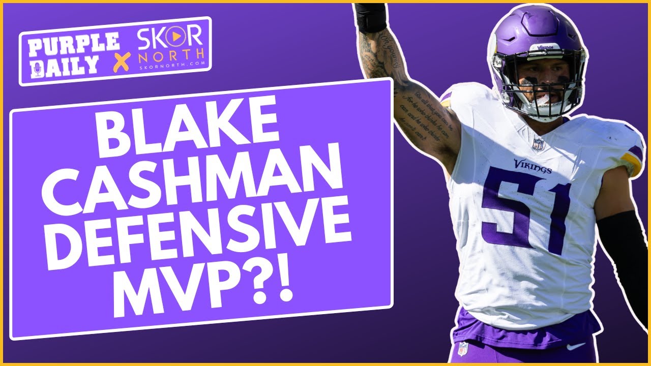 Minnesota Vikings defensive MVP Blake Cashman!