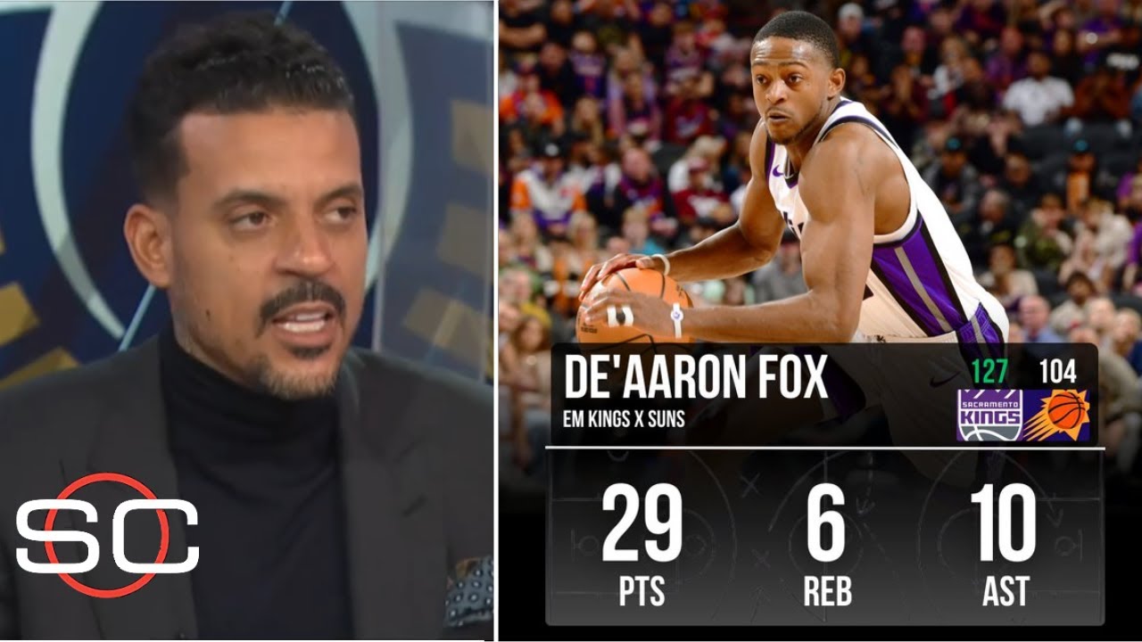 ESPN reacts to De'Aaron Fox drops 29 point as Sacramento Kings destroy Phoenix Suns 127-104 at home