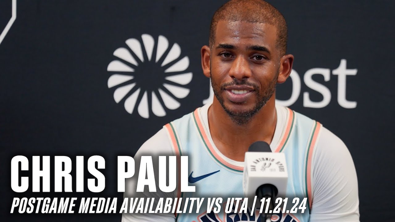 Chris Paul's Postgame vs Utah Jazz | 11.21.2024