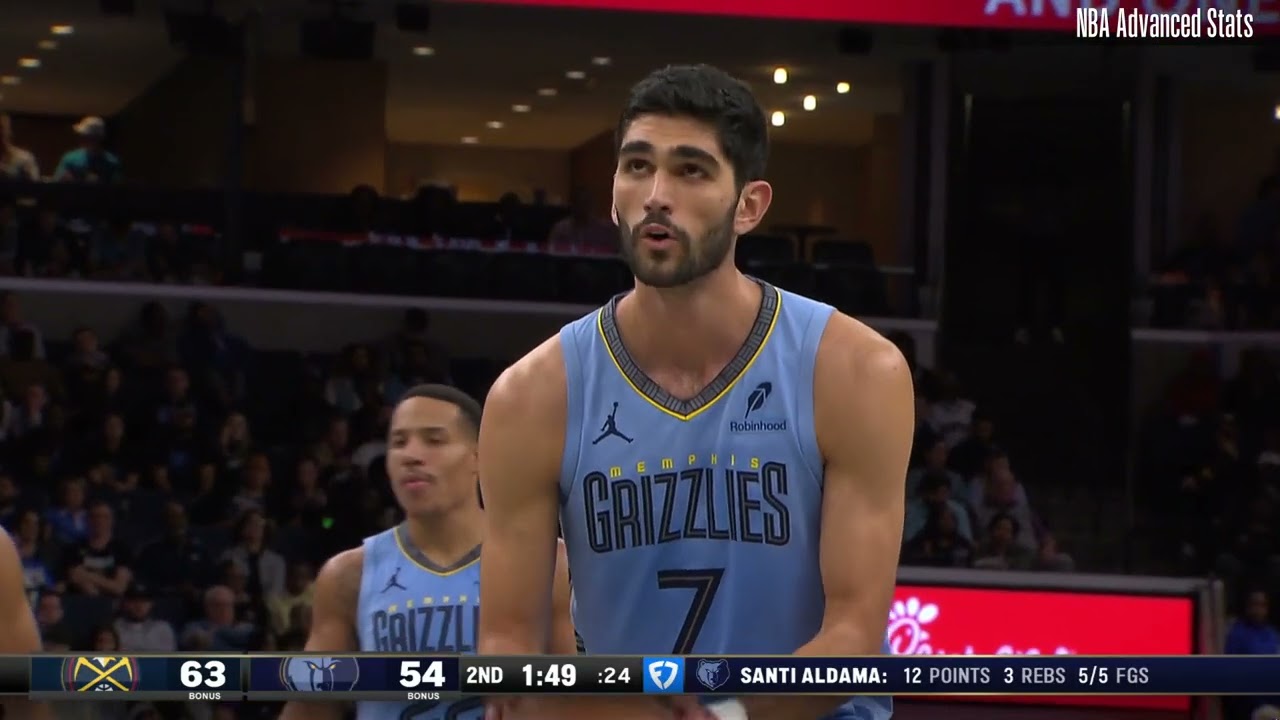 Santi Aldama 28 pts 11 reb 1 stl vs Denver Nuggets | 2024-11-19