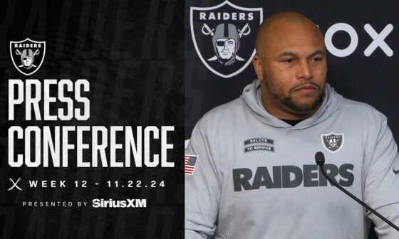 Coach Pierce Presser - 11.22.24 | Raiders | NFL