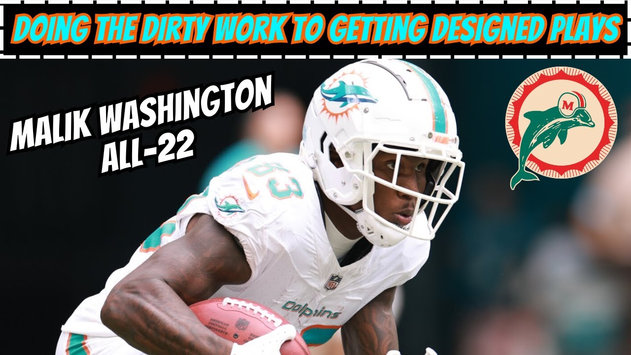 Film Breakdown: Malik Washington is Taking Over the Wide Receiver 3 Role for the Miami Dolphins