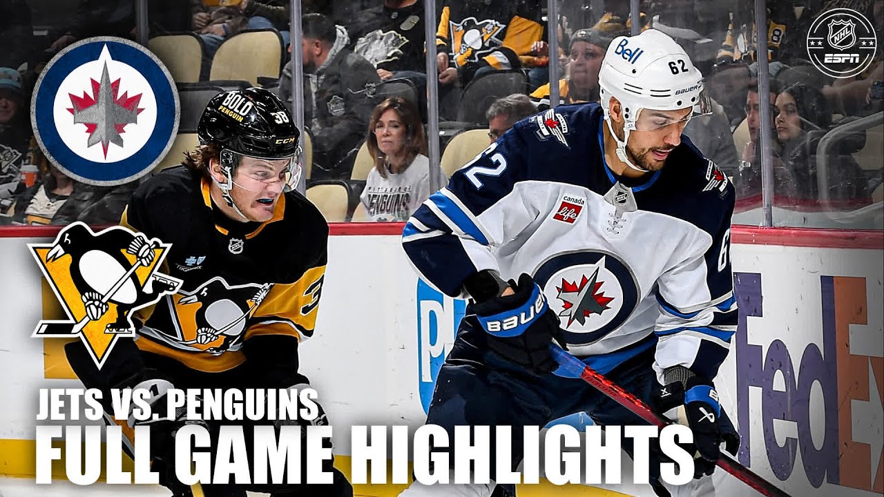 Winnipeg Jets vs. Pittsburgh Penguins | Full Game Highlights | ESPN NHL