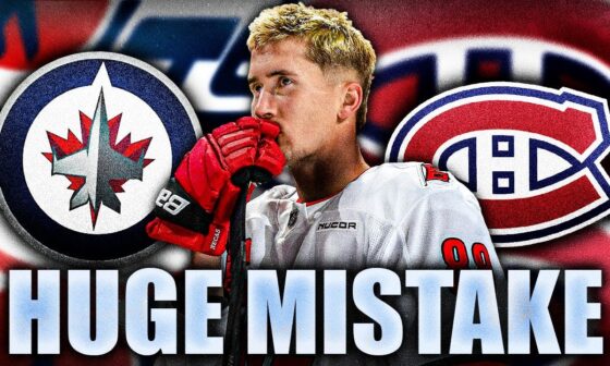 THE MONTREAL CANADIENS & WINNIPEG JETS MADE A HUGE MISTAKE HERE… (Martin Necas)