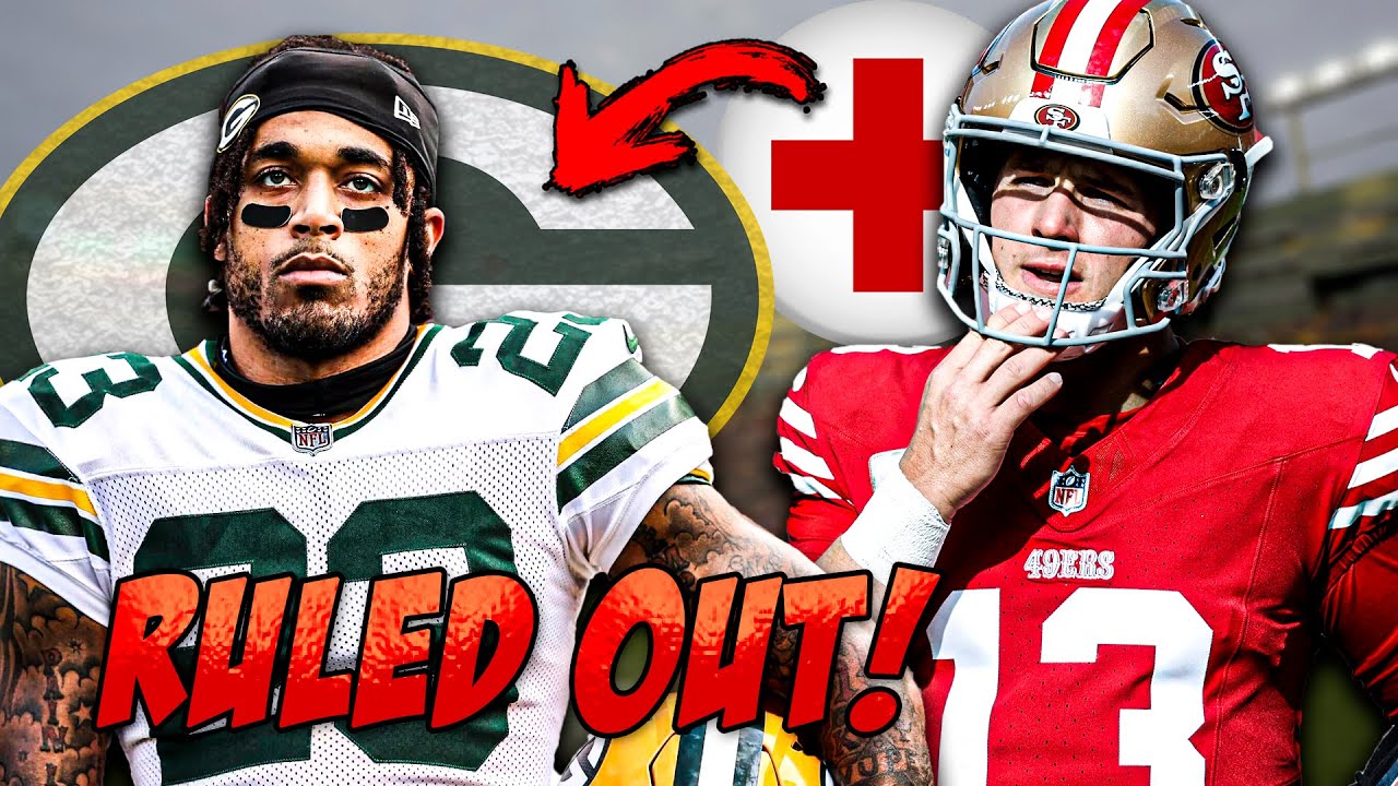 Packers vs 49ers FINAL Injury Report... So Many Injuries!