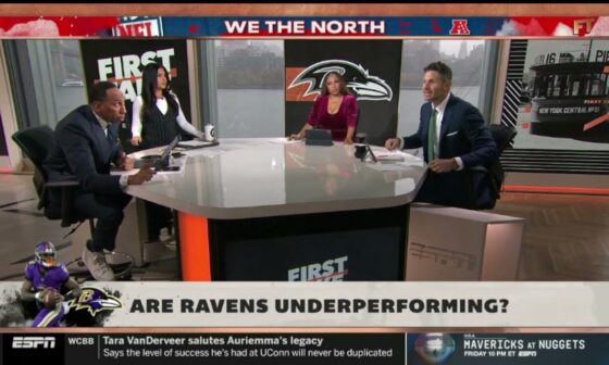 FIRST TAKE | Lamar Jackson and Ravens are underperforming? - Stephen A. and Dan Orlovsky DEBATE