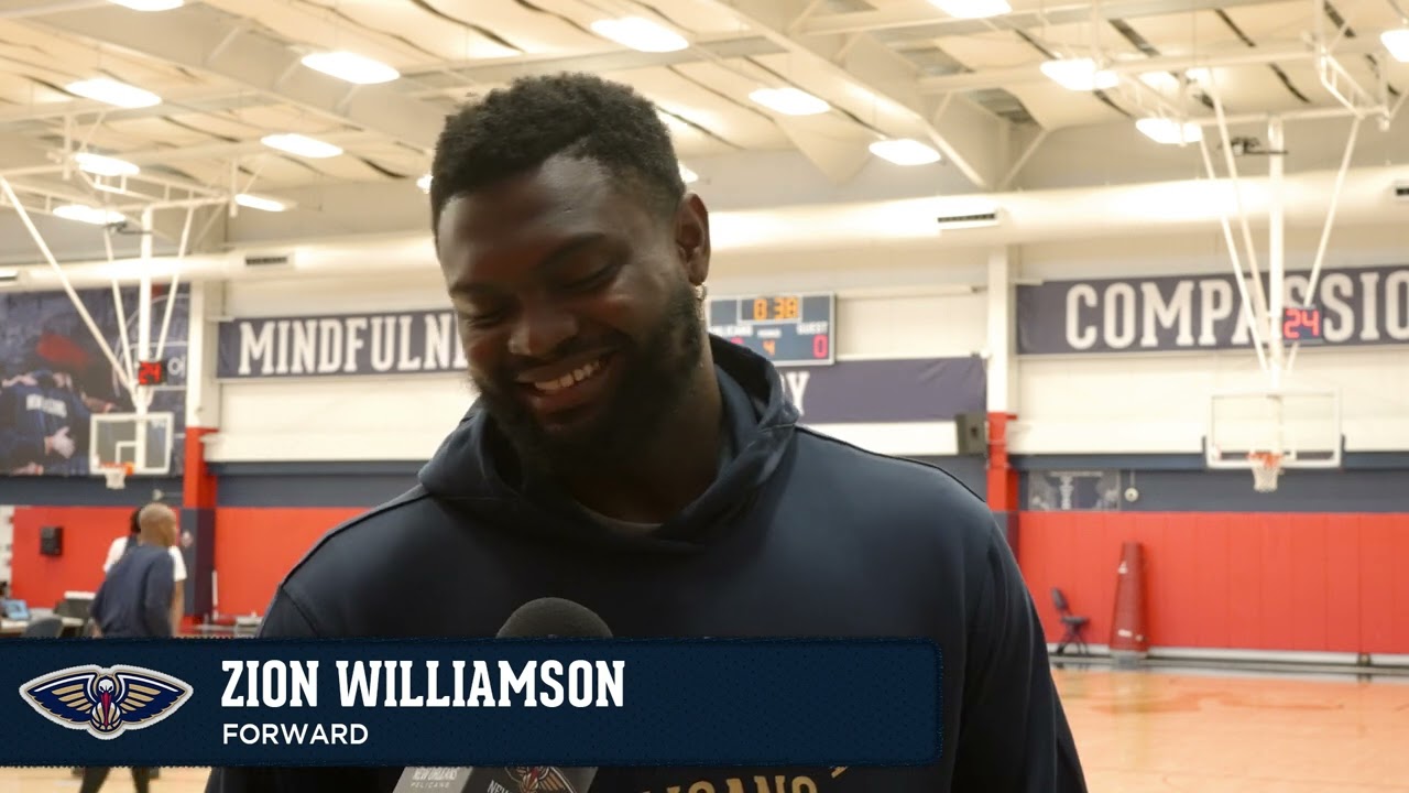 Zion Williamson on his injury | Pelicans vs. Warriors Shootaround 11/22/2024