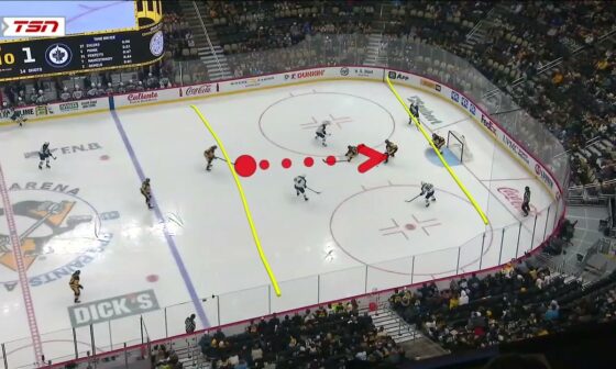 Breaking down the Penguins' bad backchecking that led to Winnipeg goal