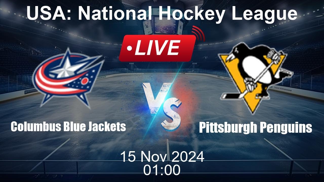 🔴 LIVE: Columbus Blue Jackets vs Pittsburgh Penguins - Live Ice Hockey Score