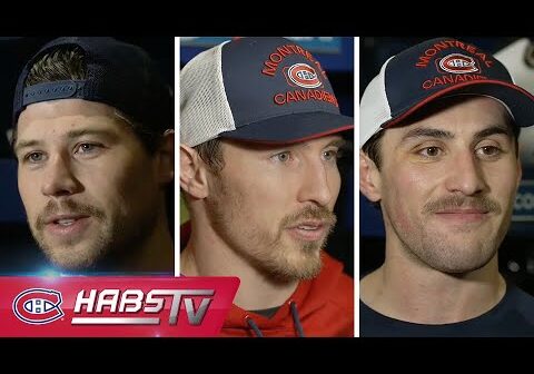 Anderson, Gallagher + more Habs address the media at practice | FULL PRESS CONFERENCES