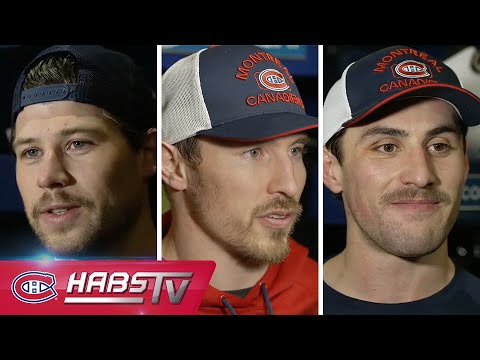 Anderson, Gallagher + more Habs address the media at practice | FULL PRESS CONFERENCES