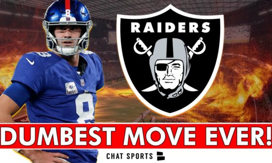 Raiders Signing Daniel Jones Would Be The DUMBEST Move Ever!