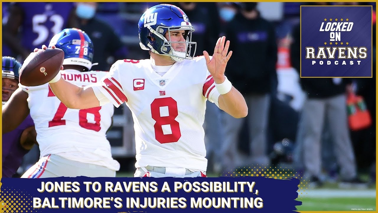 Daniel Jones to Baltimore Ravens a REAL possibility, injuries mounting with Chargers matchup looming