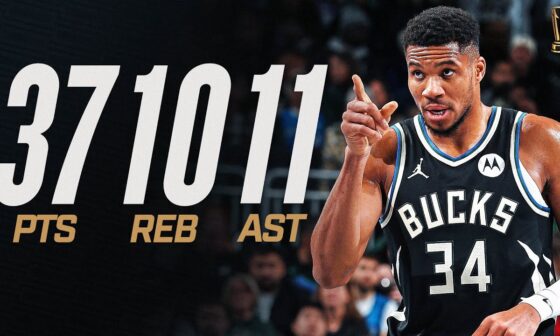 Giannis Antetokounmpo’s DOMINANT TRIPLE-DOUBLE Performance! 🏆| November 22, 2024