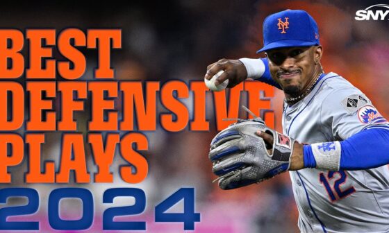 Francisco Lindor 2024 Best Defensive Plays | NY Mets 2024 Highlights | SNY