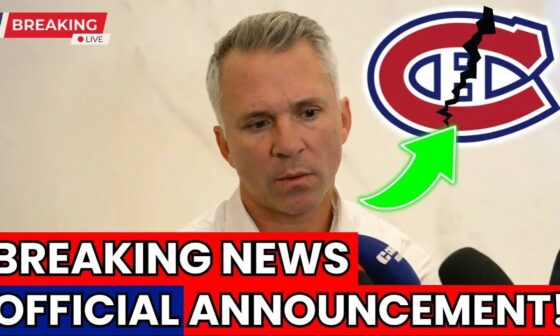 BREAKING: Martin ST. LOUIS Steps Down as Head Coach | Montreal Canadiens News