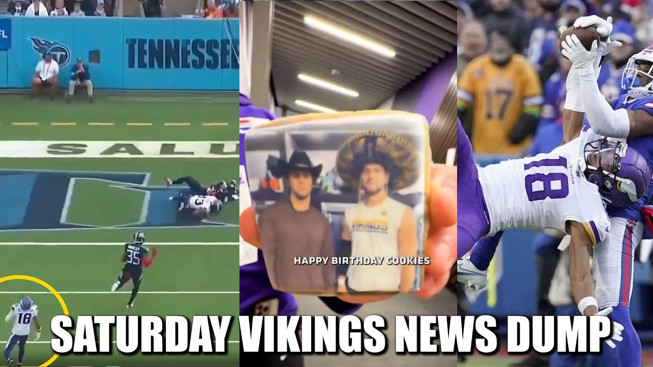 Minnesota Vikings News Dump (11.23.2024) | Pure Cinema, Birthday Cookies, Jefferson Sublime