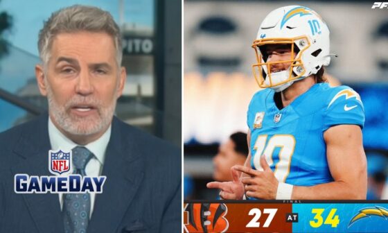 NFL GAMEDAY | Justin Herbert is MVP! - Kurt Warner on Chargers beat Bengals 34-27, Joe Burrow 3 TD