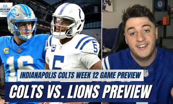 Indianapolis Colts Face Uphill Battle vs. Lions - Keys to Victory