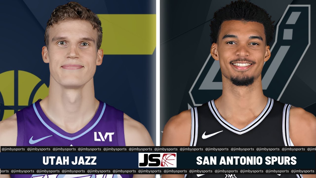 UTAH JAZZ VS SAN ANTONIO SPURS | NBA Live Scoreboard 2024