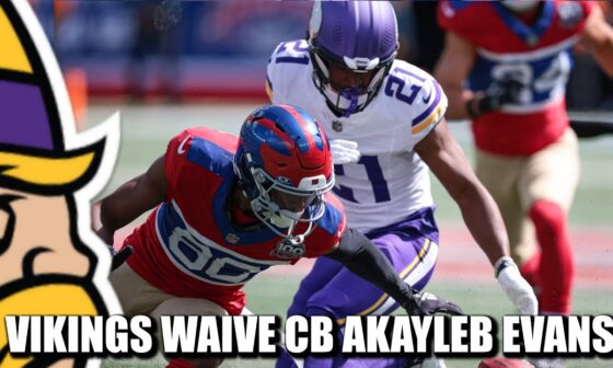 BREAKING: Vikings Waive CB Akayleb Evans