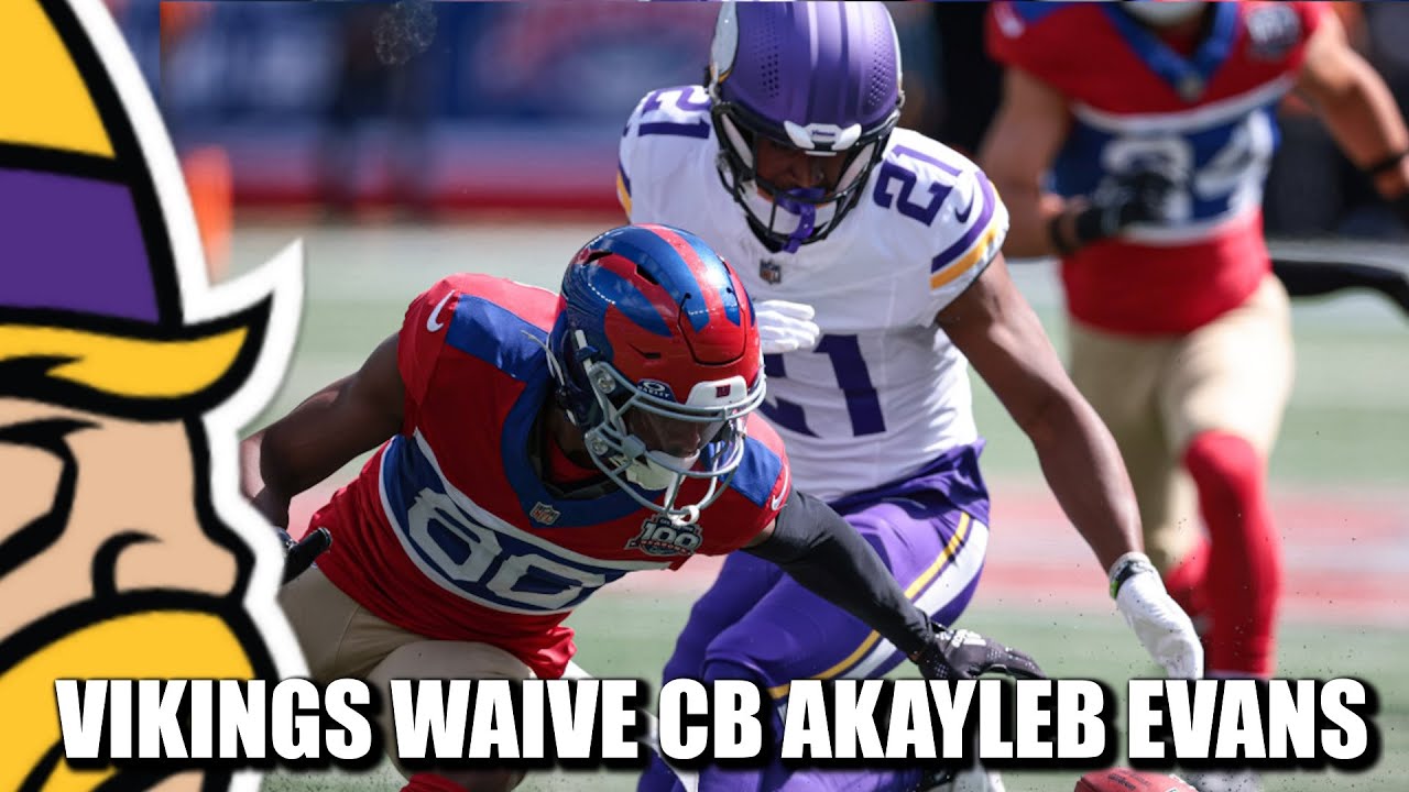 BREAKING: Vikings Waive CB Akayleb Evans