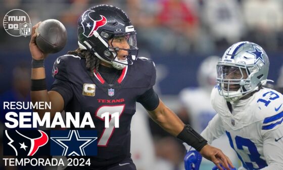 Houston Texans vs. Dallas Cowboys | Resumen NFL en español - Semana 11 | NFL Highlights 2024