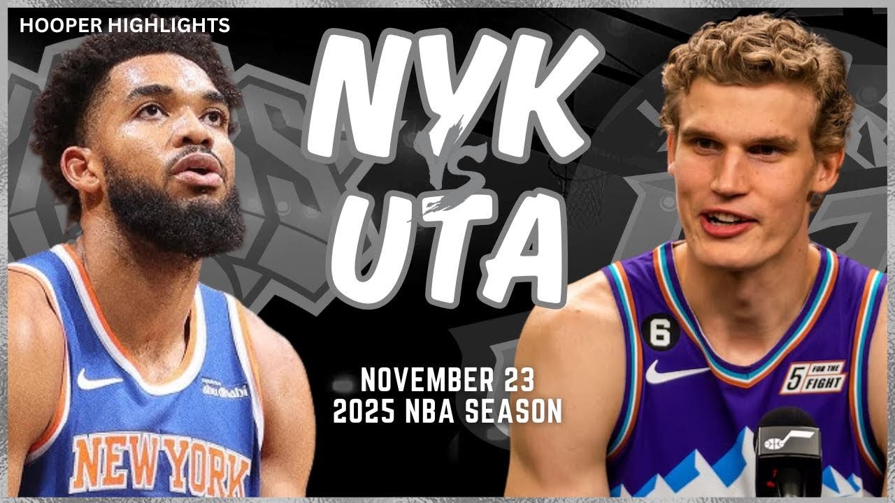 New York Knicks vs Utah Jazz Full Game Highlights | Nov 23 | 2025 NBA Season