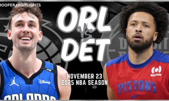 Detroit Pistons vs Orlando Magic Full Game Highlights | Nov 23 | 2025 NBA Season