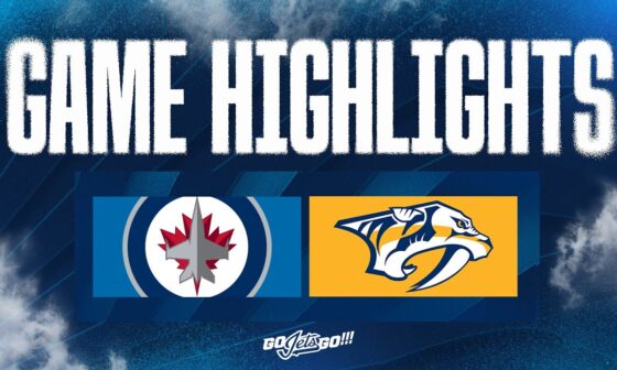 Nashville Predators vs. Winnipeg Jets - Game Highlights