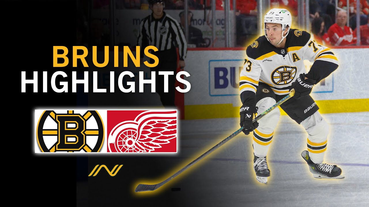 Bruins Highlights: Original Six Matchup with Detroit goes Down to the Wire