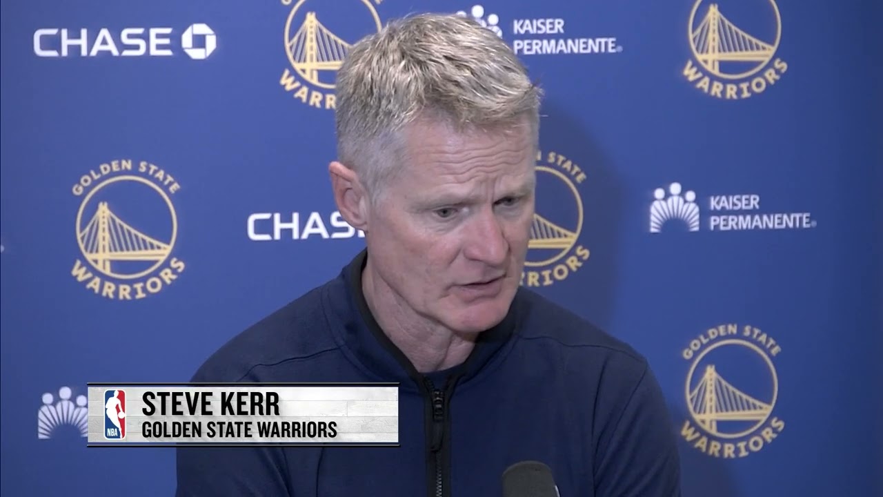 Steve Kerr Recaps Warriors Loss to Spurs | Nov. 23, 2024