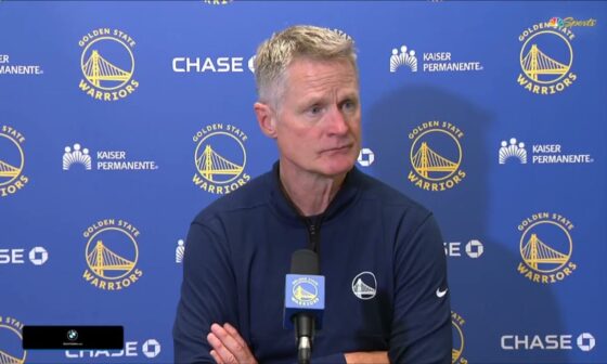 PostGame Interview | Steve Kerr talks to media after Golden State Warriors loss to Spurs 104-97