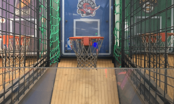 This original beauty is located in Devon, England. It’s on an old arcade on a pier. Every time I head there I shoot a few hoops.