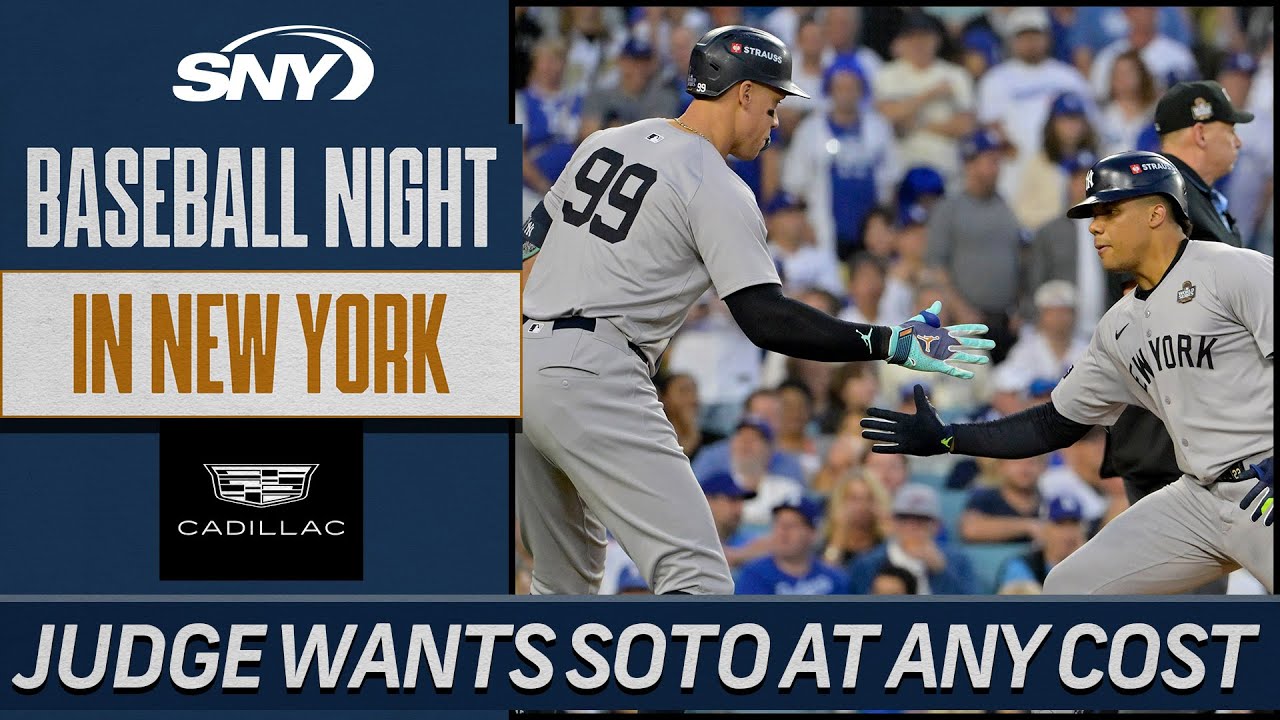 Aaron Judge wants Juan Soto back with Yankees at any price | Baseball Night in NY | SNY