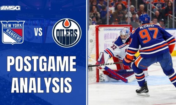 McDavid Has 3 Point Night In Oilers 6-2 Defeat Of Rangers | New York Rangers