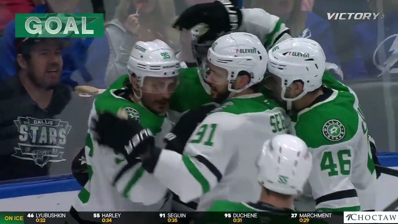 Stars Score 4 En Route to Win Over Lightning