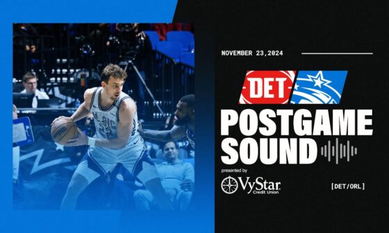 POSTGAME SOUND: PISTONS VS. MAGIC | COACH MOSE, JONATHAN ISAAC, ANTHONY BLACK & FRANZ WAGNER