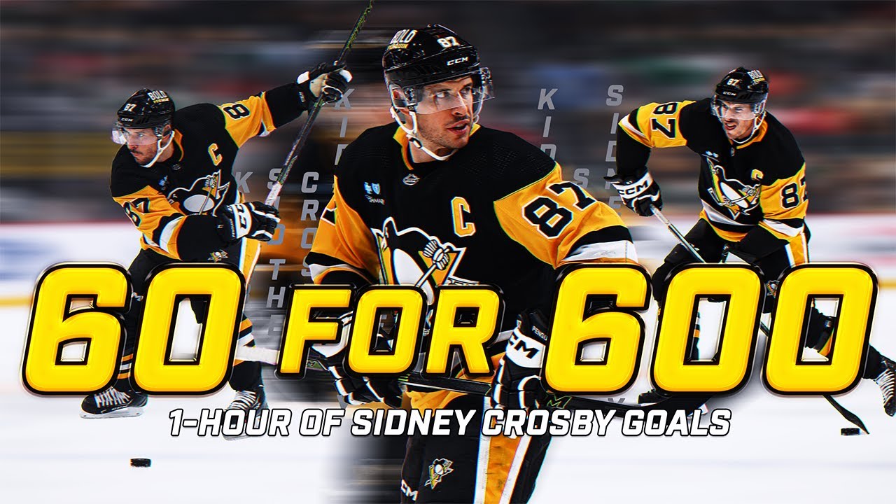 60 for 600 | 1 Hour of the Best Sidney Crosby Goals 6️⃣0️⃣0️⃣🚨