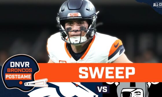 Bo Nix and the Denver Broncos sweep the Las Vegas Raiders